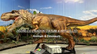 Ультрареалистичный аниматроник T Rex для тематических парков