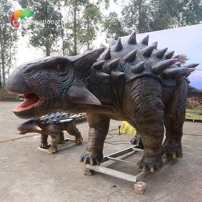 Хорошая цена. Ankylosaurus водоустойчивого динозавра тематического парка в натуральную величину Animatronic реалистический для парка атракционов онлайн