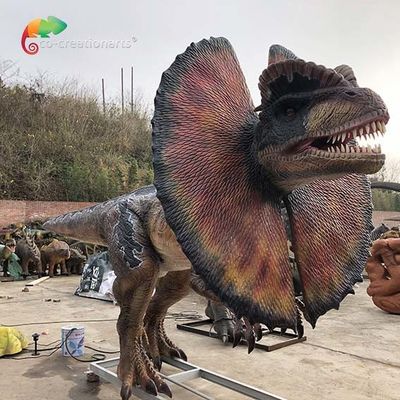 Хорошая цена. Dilophosaurus динозавра Animatonic парка атракционов Animatronic фабрики Dilophosaurus в натуральную величину онлайн