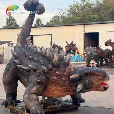 Хорошая цена. Ankylosaurus динозавров тематического парка модель динозавра в натуральную величину Animatronic реалистическая для парка атракционов онлайн