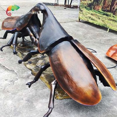 Насекомые Trypoxylus подгонянное животными Dichotomus ISO реалистические Animatronic