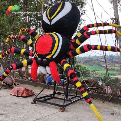 Паук ботанического сада гигантский Animatronic со звуком сети в натуральную величину живым