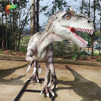 Хорошая цена. Животных стеклоткани парка атракционов аллозавр Animatronic Eco больших в натуральную величину дружелюбное онлайн