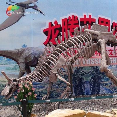 Реплики в натуральную величину Tsintaosaurus каркасное Sunproof ископаемого динозавра украшения парка