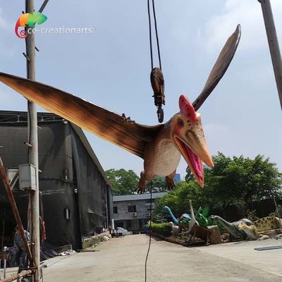 Водоустойчивые юрские Animatronic динозавры парка атракционов Pterosaur 1,2 метра