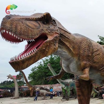 мир t Rex Animatronic Snowproof в натуральную величину Animatronic динозавров 9M юрский