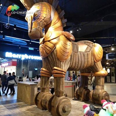 Хорошая цена. Тематический парк на заказ Аниматронка Троянская модель онлайн