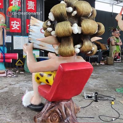 Rainproof выполненная на заказ статуя персонажа из мультфильма Animatronics для шоу парка