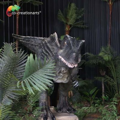 Марионетка динозавра ZTE Animatronic с подвалом следа для парка атракционов