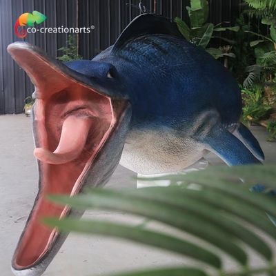 Handmade статуи стеклоткани Mosasaur для на открытом воздухе выставки