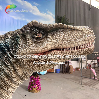 Realistic Animatronic Dinosaur Velociraptor: Dynamic Museum-Grade Exhibit With Lifelike Movement & Detailed Skin For Immersive Education