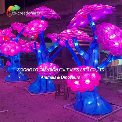 Инженерное воздействие и долговечность Скульптуры оранжевых птиц для привлекательных украшений фонариков