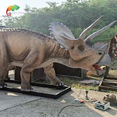 Хорошая цена. динозавр 7M Dino Animatronic реалистический Tricratops большой на открытом воздухе с движением кабеля онлайн