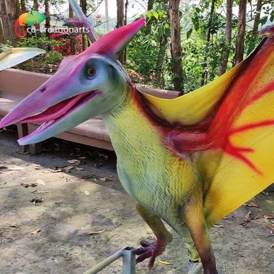 Хорошая цена. Оборудование спортивной площадки Pterosaur реалистического динозавра ISO 110VAC Animatronic онлайн