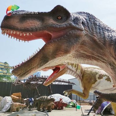 Хорошая цена. 5M T Rex Jurassic Park Animatronic Theme Park Dinosaurs Corresponding sound онлайн