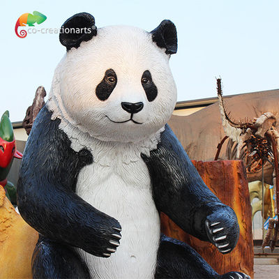 Хорошая цена. Панда стеклоткани доказательства воды Animatronic загоренная для торгового центра онлайн