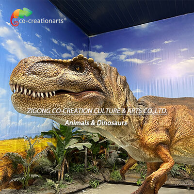 Хорошая цена. Живописное анимационное T Rex динозавр с реалистичными движениями для тематических парков и выставок Онлайн